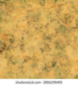 Abstract marbled background with earthy yellow and green textures