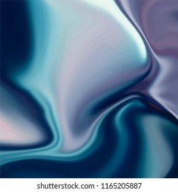 Abstract marbled gradient background. Hand drawn texture with liquid paint. Vector illustration.