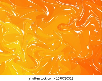 Abstract marbled ink background. Hand drawn texture with liquid paint. Vector illustration.