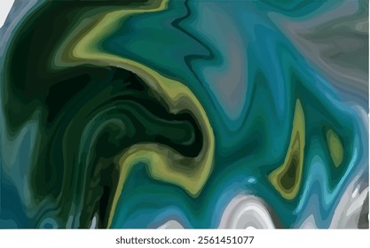 Abstract marbled pattern featuring a vibrant blend with fluid swirls and waves.