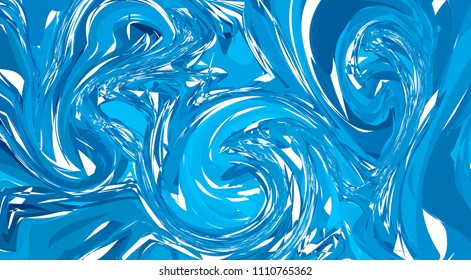 Abstract marbled stone background. Agate slice blue coaster. Natural stone texture. Template for design, posters, package