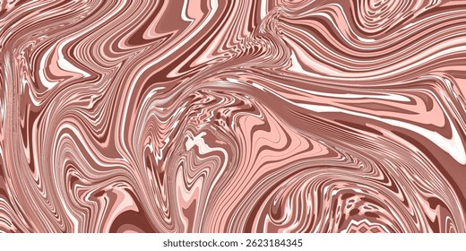 Abstract Marbled Swirl Texture – Earth Tone Fluid Art Background