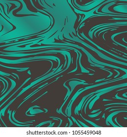 Abstract marbled textural background for product design. Modern current ink. Vector illustration. Fashion textiles, fabric, packaging. Vector.