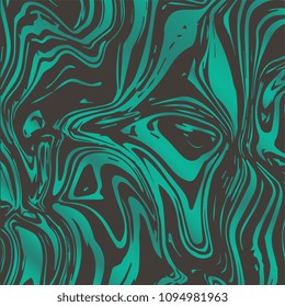 Abstract marbled textural background for product design. Modern current ink. Vector illustration. Fashion textiles, fabric, packaging. Vector.