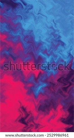 Abstract marbled texture in red and blue hues with a fluid, wavy pattern. Ideal for dynamic backgrounds, digital art, and modern design projects