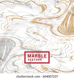 Abstract Marbling background. Template of vectorized texture, mixture of paints.