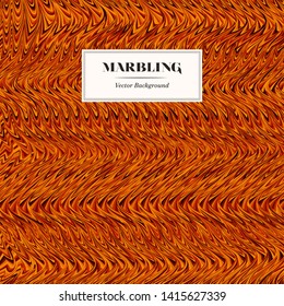 Abstract marbling background. Vector vintage illustration. Marbled venetian paper texture.