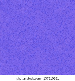 Abstract marine waves vector seamless pattern