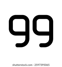 abstract marks Shape line icon 