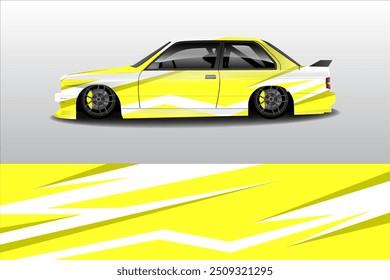 abstract maroon stripe design for sport car wrap livery, car sticker branding
