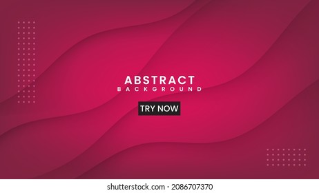 Abstract maroon wave background. Design templates like background, landing page, poster, banner, homepage.