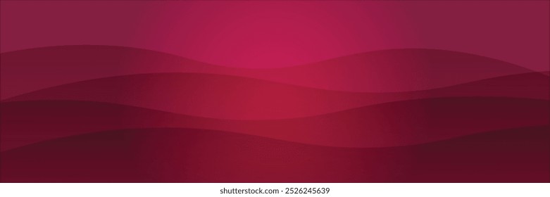 Abstract maroon wave background. Design templates like background, landing page, poster, banner, homepage.
