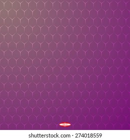 abstract marsala geometric pattern magenta texture with hexagon abstract pink lines on purple background. vector illustration