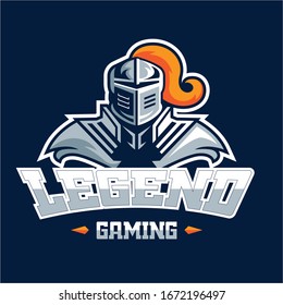 Abstract mascot logo gaming concept