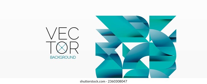 Abstract masterpiece formed by delicate interplay of circles, squares, and triangles. Geometric elements converge in harmonious chaos, evoking sense of modern creativity. Symphony of shapes
