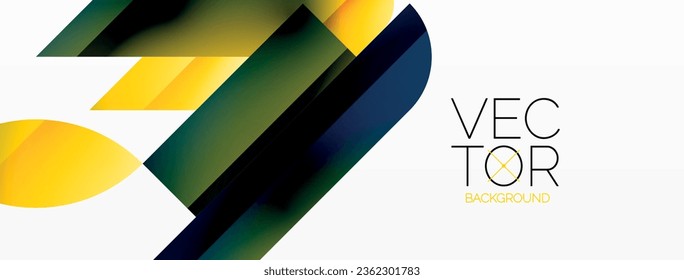 Abstract masterpiece formed by delicate interplay of circles, squares, and triangles. Geometric elements converge in harmonious chaos, evoking sense of modern creativity. Symphony of shapes