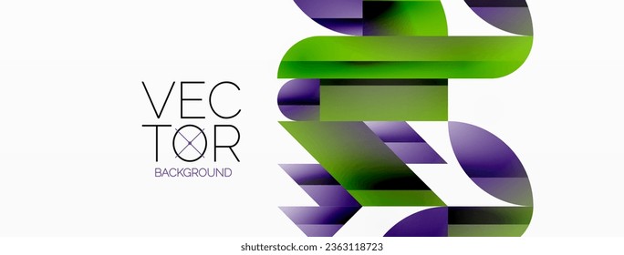 Abstract masterpiece formed by delicate interplay of circles, squares, and triangles. Geometric elements converge in harmonious chaos, evoking sense of modern creativity. Symphony of shapes