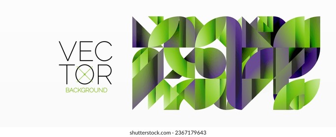 Abstract masterpiece formed by delicate interplay of circles, squares, and triangles. Geometric elements converge in harmonious chaos, evoking sense of modern creativity. Symphony of shapes