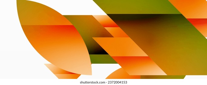 Abstract masterpiece formed by delicate interplay of circles, squares, and triangles. Geometric elements converge in harmonious chaos, evoking sense of modern creativity. Symphony of shapes