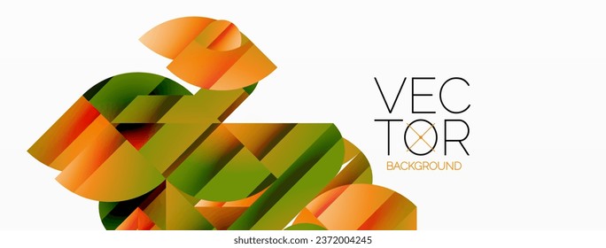 Abstract masterpiece formed by delicate interplay of circles, squares, and triangles. Geometric elements converge in harmonious chaos, evoking sense of modern creativity. Symphony of shapes