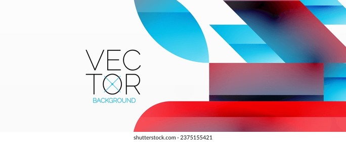 Abstract masterpiece formed by delicate interplay of circles, squares, and triangles. Geometric elements converge in harmonious chaos, evoking sense of modern creativity. Symphony of shapes