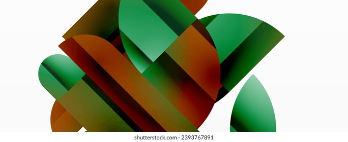 Obra maestra abstracta formada por una delicada interacción de círculos, cuadrados y triángulos. Los elementos geométricos convergen en un caos armonioso, evocando el sentido de la creatividad moderna. Sinfonía de formas