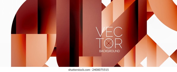 Abstract masterpiece formed by delicate interplay of circles, squares, and triangles. Geometric elements converge in harmonious chaos, evoking sense of modern creativity. Symphony of shapes