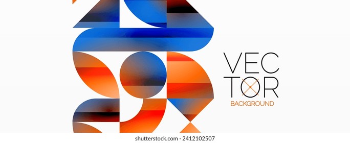 Abstraktes Meisterwerk, das durch ein zartes Wechselspiel von Kreise, Quadraten und Dreiecken gebildet wird. Geometrische Elemente vereinen sich in harmonischem Chaos und erzeugen ein Gefühl der modernen Kreativität. Symphonie der Formen