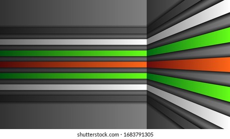 Abstract Material Background Line With Shadows Vector
