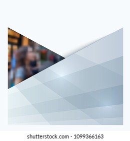 Abstract material design style of colourful vector elements for modern background with layer