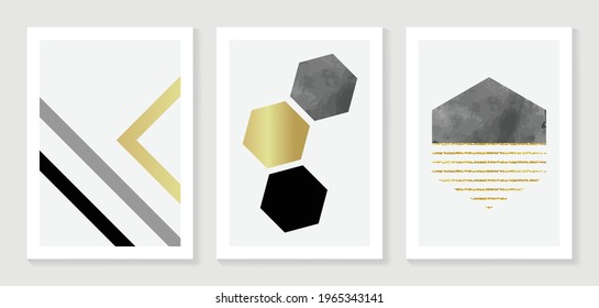 Resumen vector de fondo de arte matemático. Papel mural de arte a color de bloques modernos. Textura geométrica de estilo de oro de mármol. El cubismo es un contexto de baja politiquería. Buena decoración, arte mural, afiches, invitaciones y coberturas