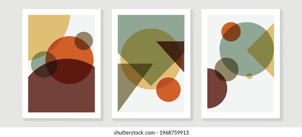 Abstract Math art background vector. Modern block color art wallpaper. Geometric marbling gold style texture. Cubism s low-poly backgrounds. Good for home deco, wall art, poster, invite and cover.
