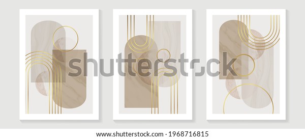 Abstract Math art background vector. Modern block\
color art wallpaper. Geometric marbling gold style texture. Cubism\
s low-poly backgrounds. Good for home deco, wall art, poster,\
invite and cover.