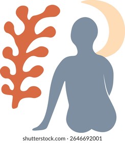 Abstract Matisse Shape. Flat Vector Illustration