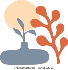 Abstract Matisse Shape. Flat Vector Illustration