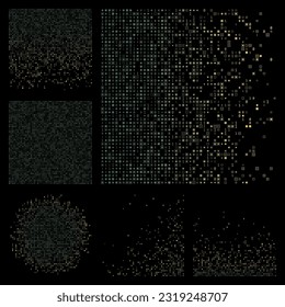 Abstract matrix background. Soft pastel color theme backgrounds. Gradiented geometric patterns. Cool vector illustration.