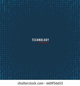 Abstract matrix digital background. Software developer programming, binary computer code. Coding, hacker concept. Vector illustration.
