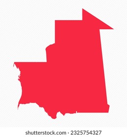 Abstract Mauritania Simple Map Background, can be used for business designs, presentation designs or any suitable designs.