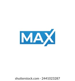 Abstract MAX logo concept design