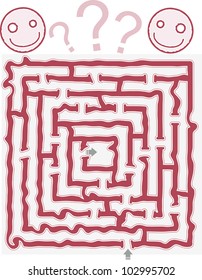 Abstract maze