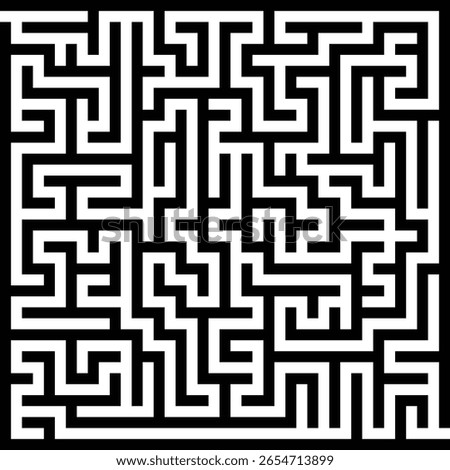 abstract maze background in black and white typically features a complex, winding pattern of lines that create a sense of depth and challenge, similar to a labyrinth or puzzle.