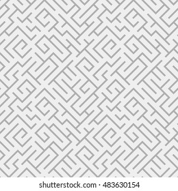 Abstract maze background. Maze seamless pattern. Abstract illustration.
