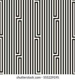 Abstraktes Labyrinth, geometrisch strukturierter Hintergrund. Nahtloses Muster.