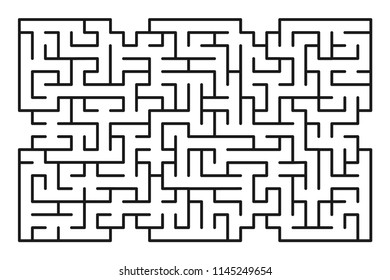 Abstract maze / labyrinth with entry and exit. Vector labyrinth 238.