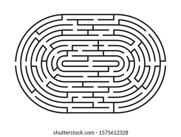 Abstract maze / labyrinth with entry and exit. Vector labyrinth 277.