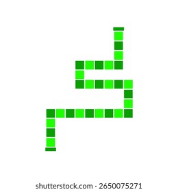Abstract Maze Path Vector Illustration