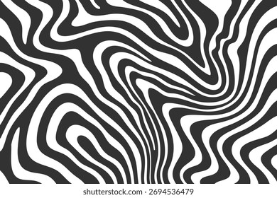 Abstract Maze Style Pattern Design Background. Geometric Vector Illustration Background with Modern Labyrinth Lines for Wallpaper, Textile, and Decorative Projects