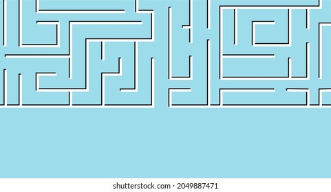 Abstract maze. 
Vector illustration. EPS-10