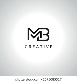 Abstract MB BM Logo Template With Vector Eps.