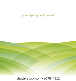 Abstract meadow modern background design. Vector abstract illustration for header, caver, card, print and web design.